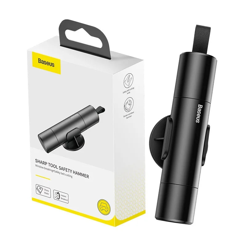 Baseus Car Window Glass Breaker Safety Hammer