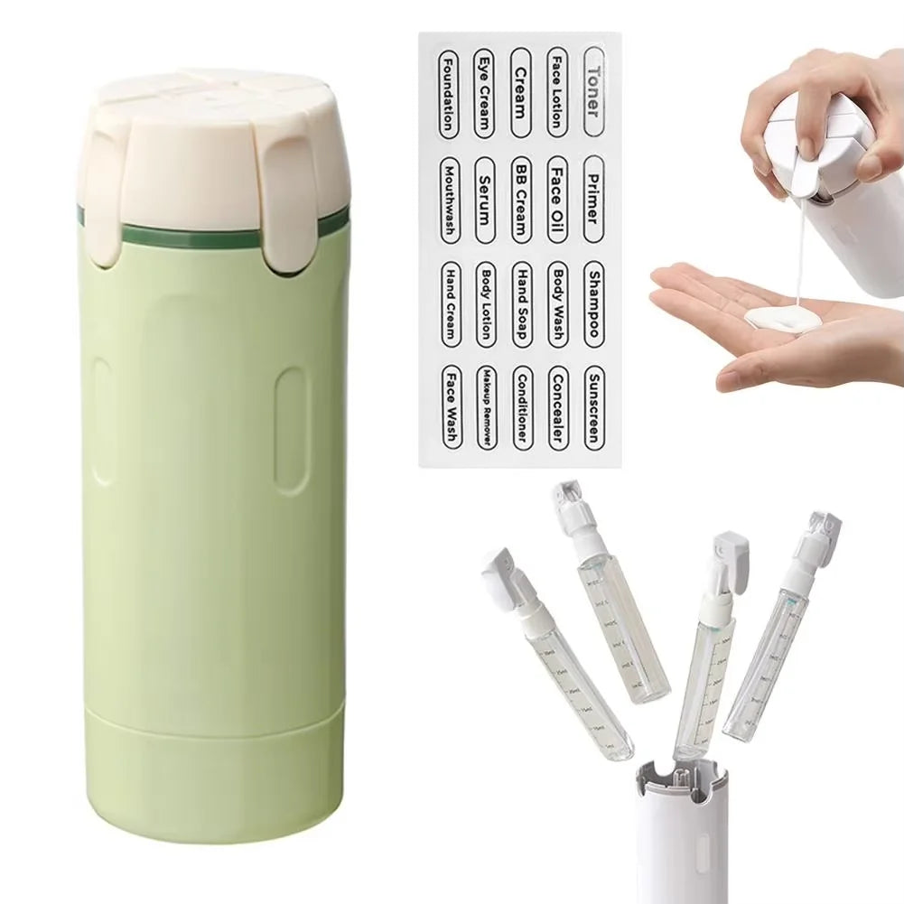 4-in-1 Travel Refillable Bottle