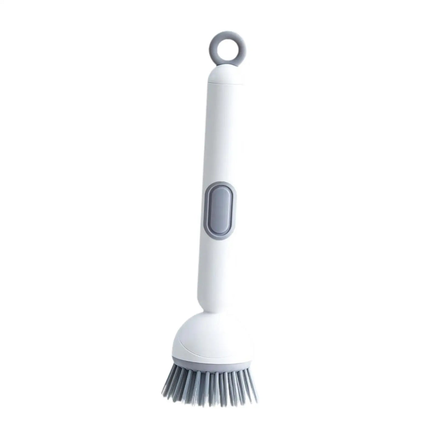Smartlyo multifunctional kitchen cleaning brush with ergonomic handle and durable bristles for scrubbing dishes and surfaces.