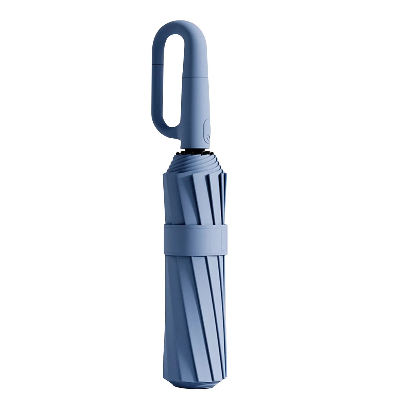 20 Bones 105cm Large Wind & Rain-Resistant Fully Automatic Ring-Buckle UV Protection Umbrella – Reinforced Double-Layer Canopy