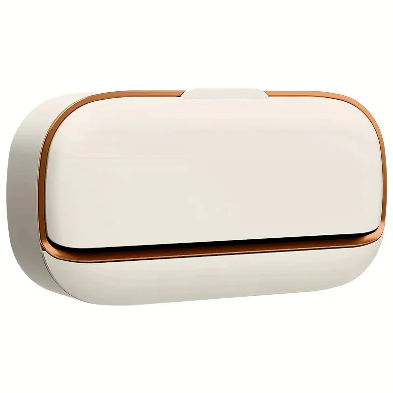 Luxury wall-mounted soap holder by Smartlyo, sleek design with a chrome finish, mounted on bathroom wall for convenient soap storage.