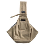 Smartlyo pet bag, New Pet Out Crossbody Shoulder Cat Bag, showing a stylish black pet carrier for cats with adjustable strap