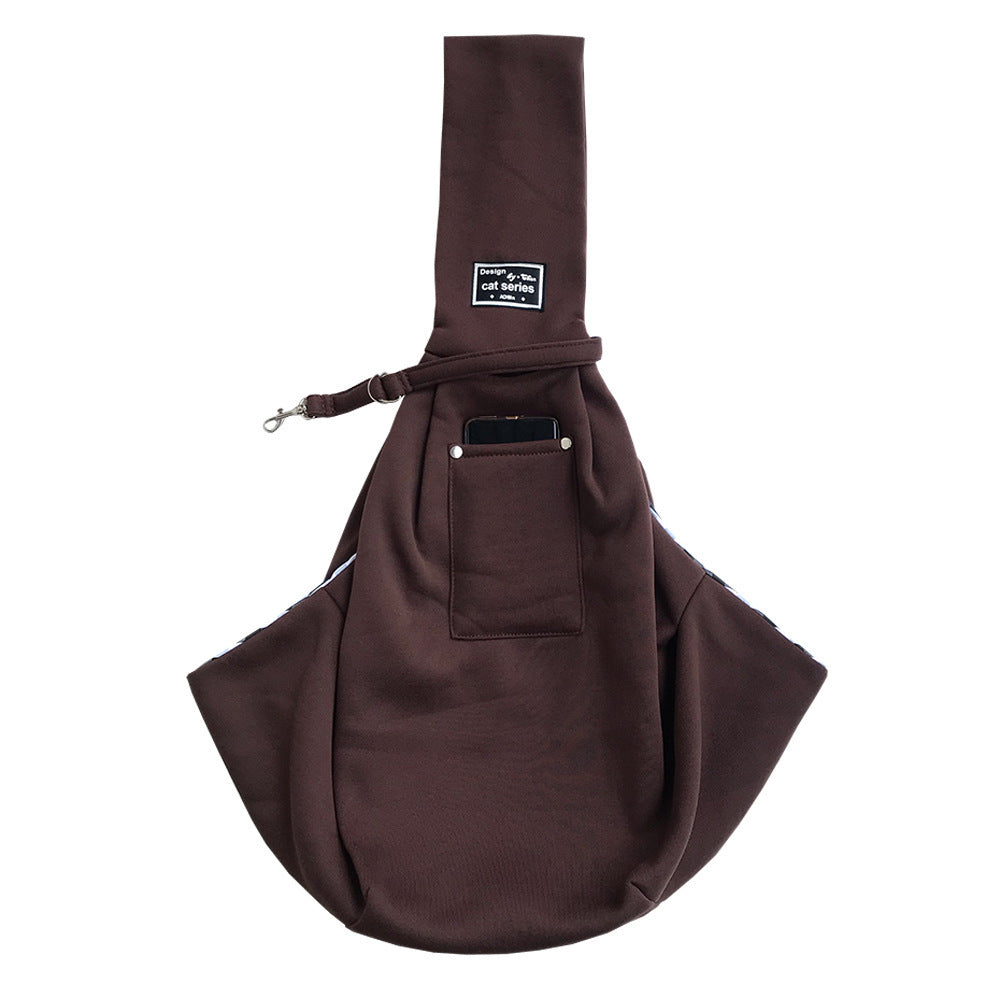 Smartlyo pet bag, New Pet Out Crossbody Shoulder Cat Bag, lightweight carrier with mesh panels for easy visibility.