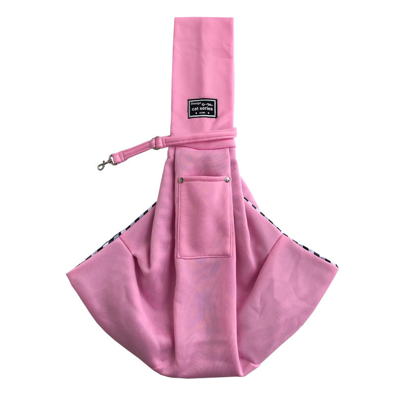 Smartlyo pet bag for cats, crossbody shoulder design, lightweight and breathable for comfortable outdoor walks with your cat.