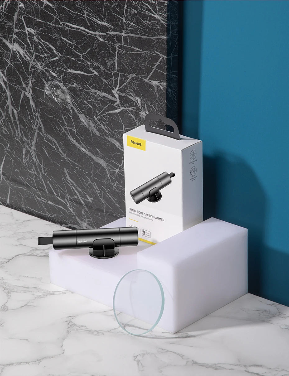 Baseus Car Window Glass Breaker Safety Hammer