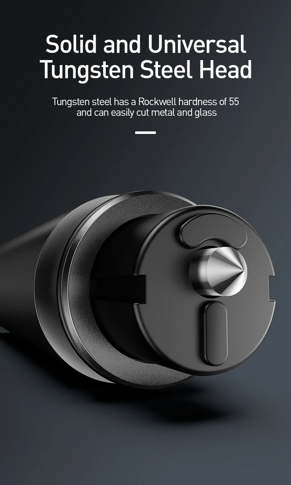 Baseus Car Window Glass Breaker Safety Hammer