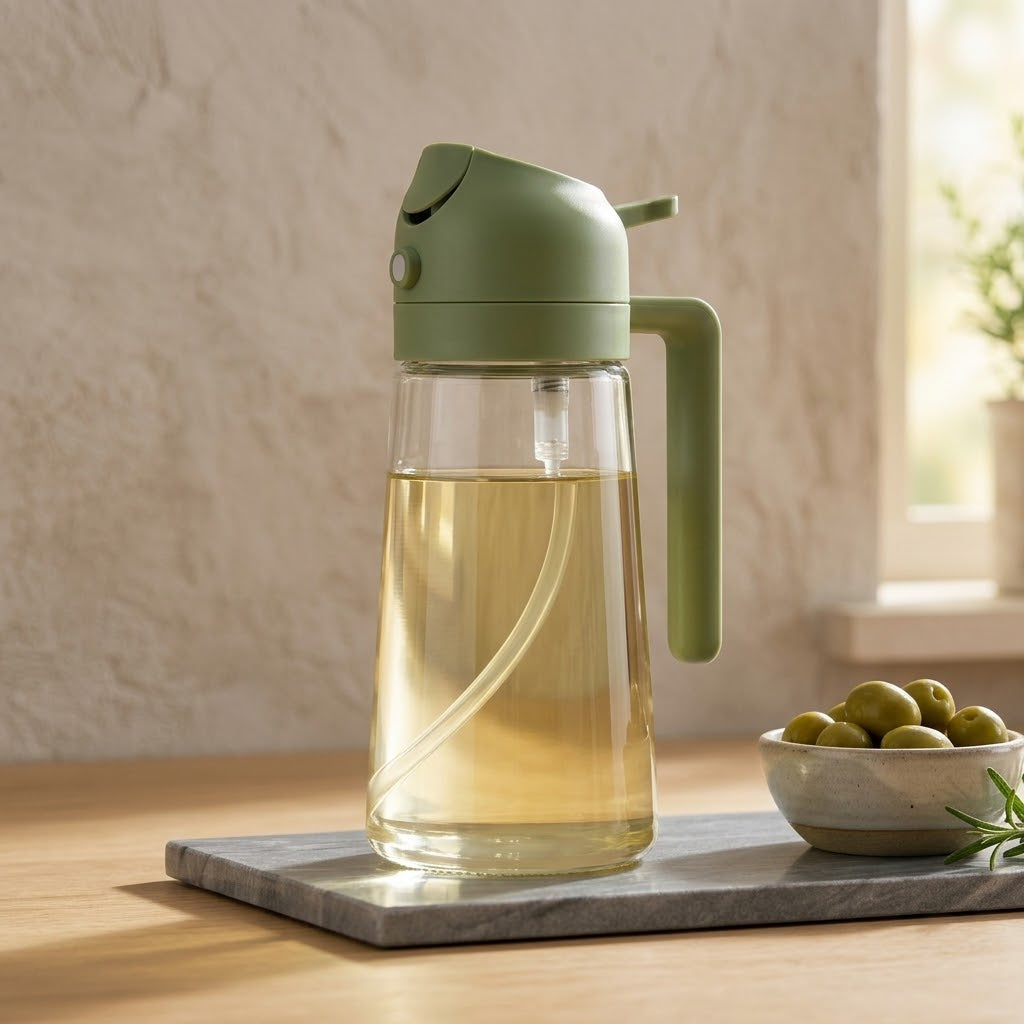 2-in-1 Oil Spray Bottle for Cooking