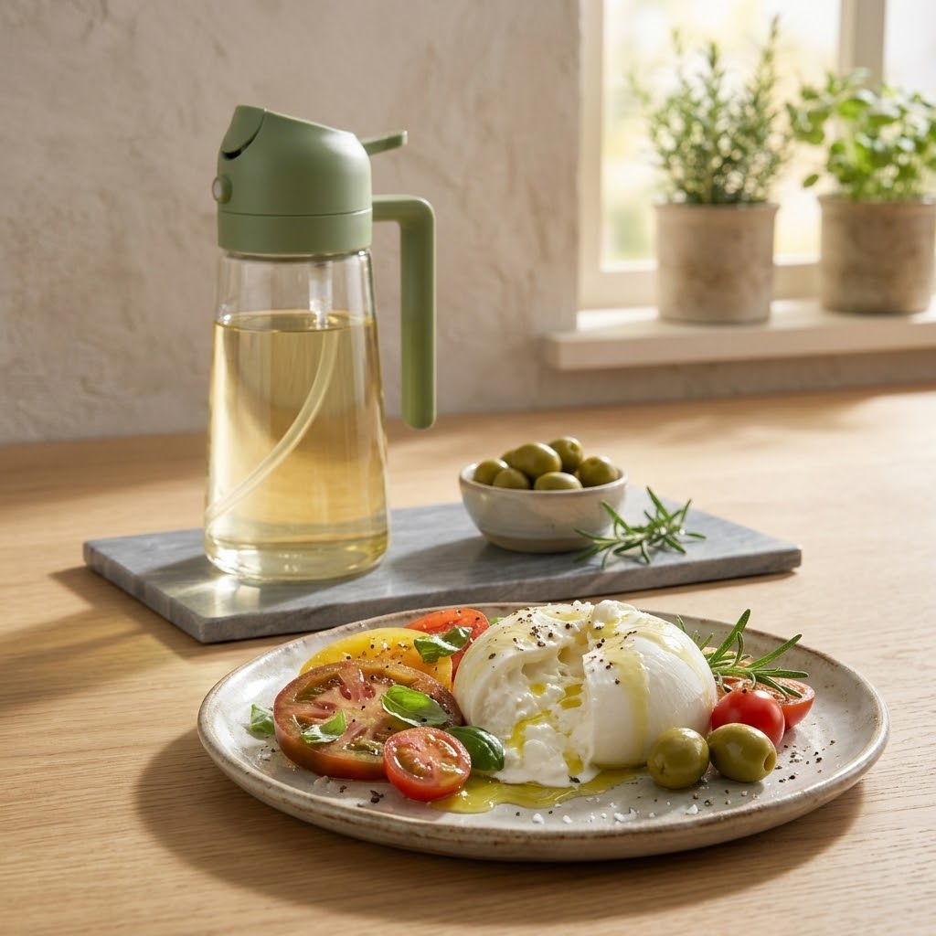 2-in-1 Oil Spray Bottle for Cooking