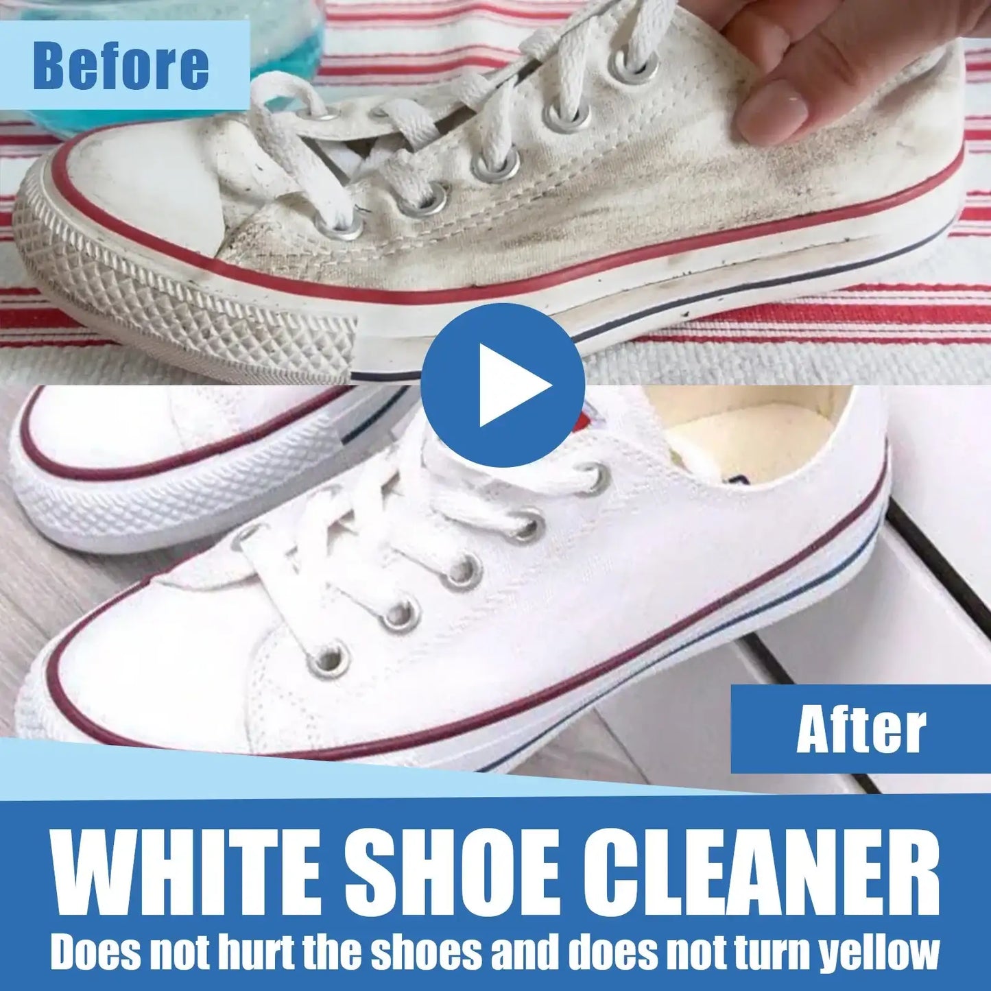 Smartlyo white shoe cleaning cream in a container, designed for cleaning and restoring white shoes.