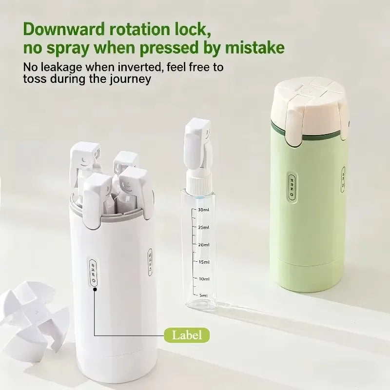4-in-1 Travel Refillable Bottle