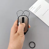 Folding pocket reading glasses with black frames and compact design, ideal for portable vision correction.