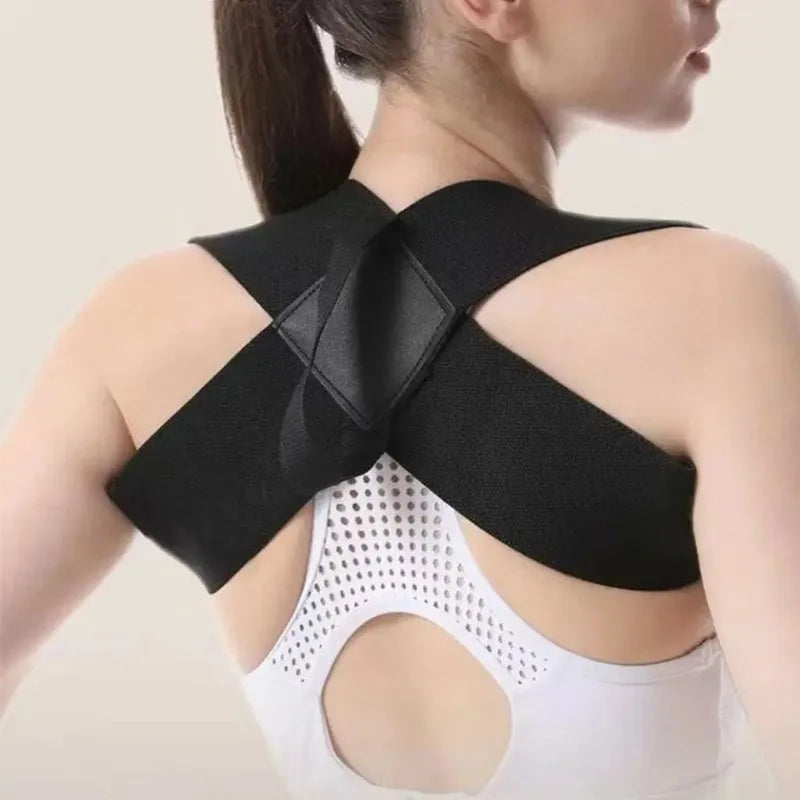 Adjustable Back Posture Corrector – Clavicle & Spine Support Brace for Upper Back & Shoulders