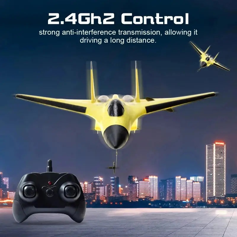 Smartlyo SU35 RC plane toy with detailed model, featuring sleek design and vibrant colors, ready for remote-controlled flying fun.