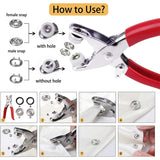 9.5mm Metal Snap Buttons with Tool – photo 6