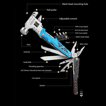 Multifunctional Folding Camping Hammer Tool