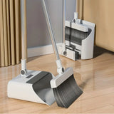 Smartlyo 3-in-1 folding broom and dustpan set for multi-surface cleaning, with ergonomic handle and compact storage design.