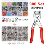 9.5mm Metal Snap Buttons with Tool