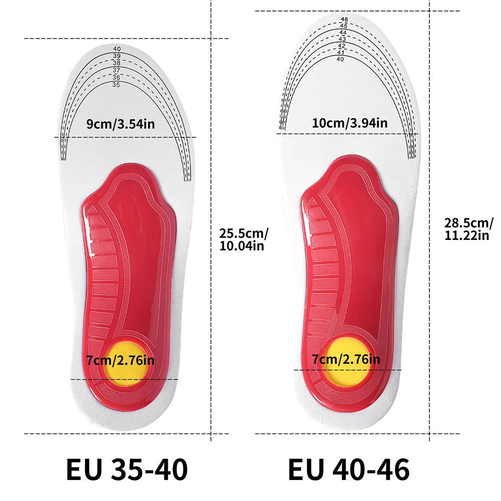 Smartlyo orthopedic arch support insoles showing contoured design and cushioned surface for improved foot comfort and stability.