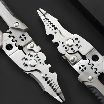 Smartlyo multifunctional wire handling tool with ergonomic grip and various attachments for easy wire management and organization.