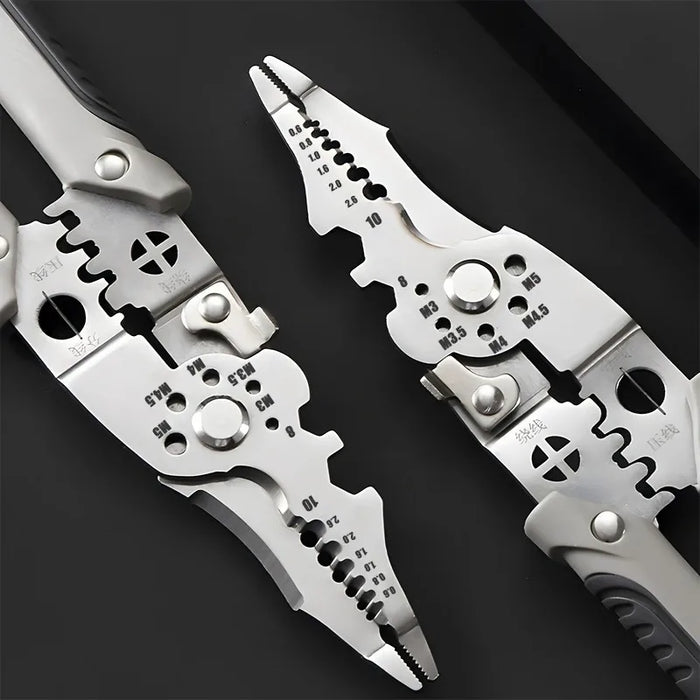 Smartlyo multifunctional wire handling tool with ergonomic grip and various attachments for easy wire management and organization.