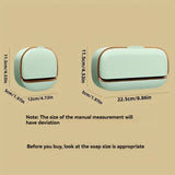 Luxury wall-mounted soap holder by Smartlyo, made of sleek metal with a modern design for bathroom organization.