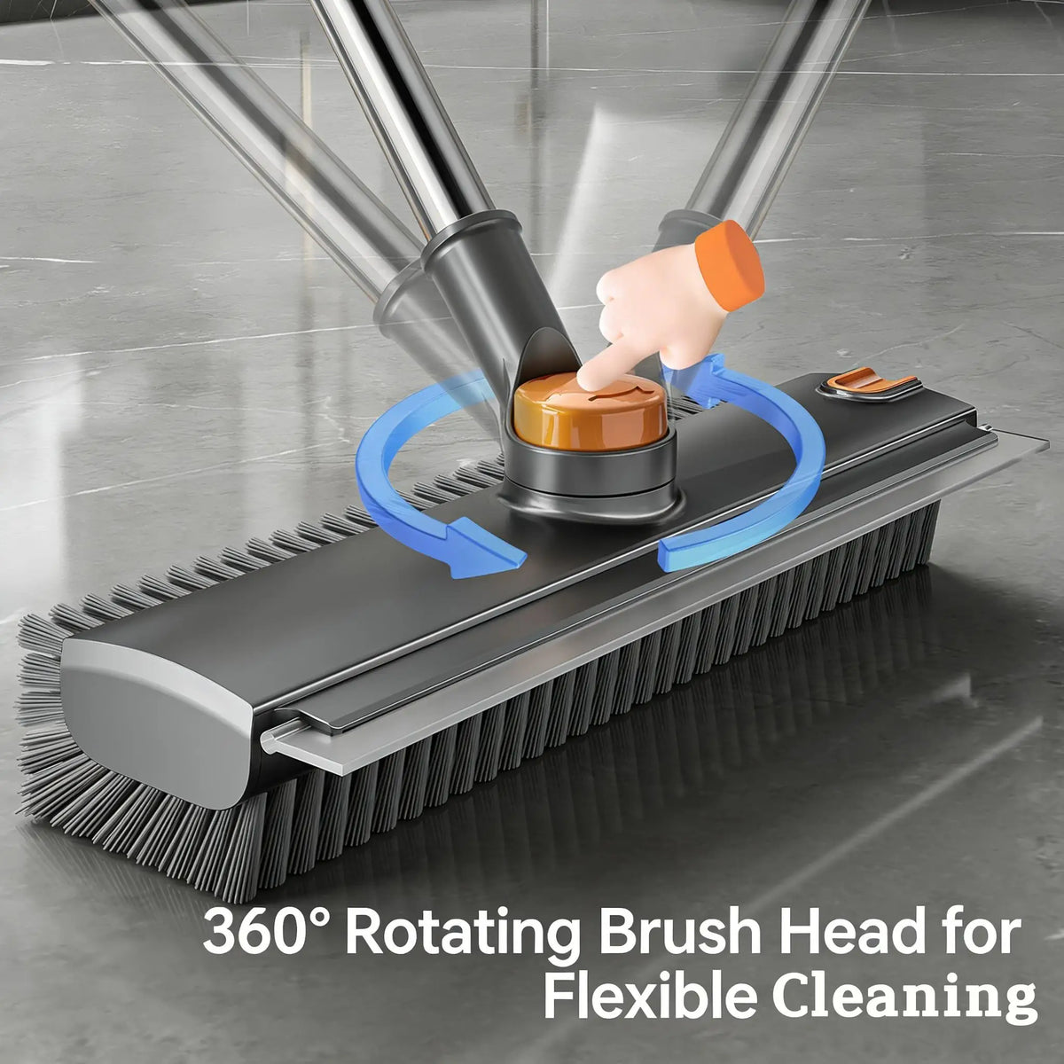 3-in-1 Long Handle Floor Cleaning Brush Set