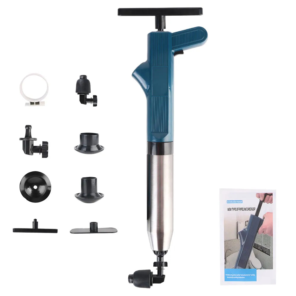 High pressure drain plunger and dredge clog remover tool from My Store, designed for clearing stubborn blockages in drains.