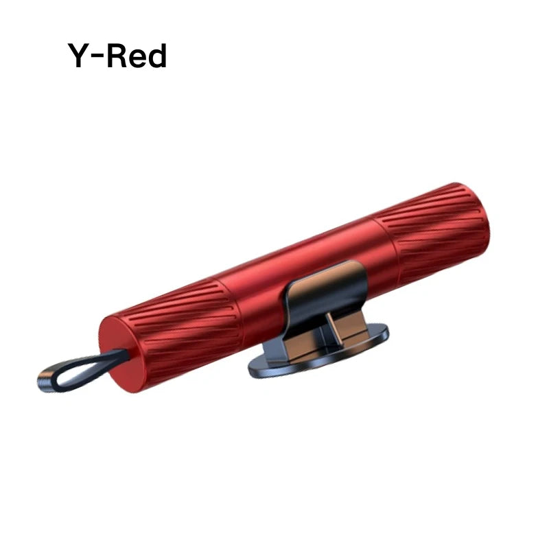 Smartlyo 2-in-1 car safety hammer – Red, ridged