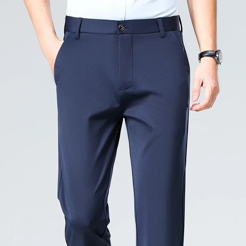 Men's Slim Stretch Wrinkle-Resistant Dress Pants