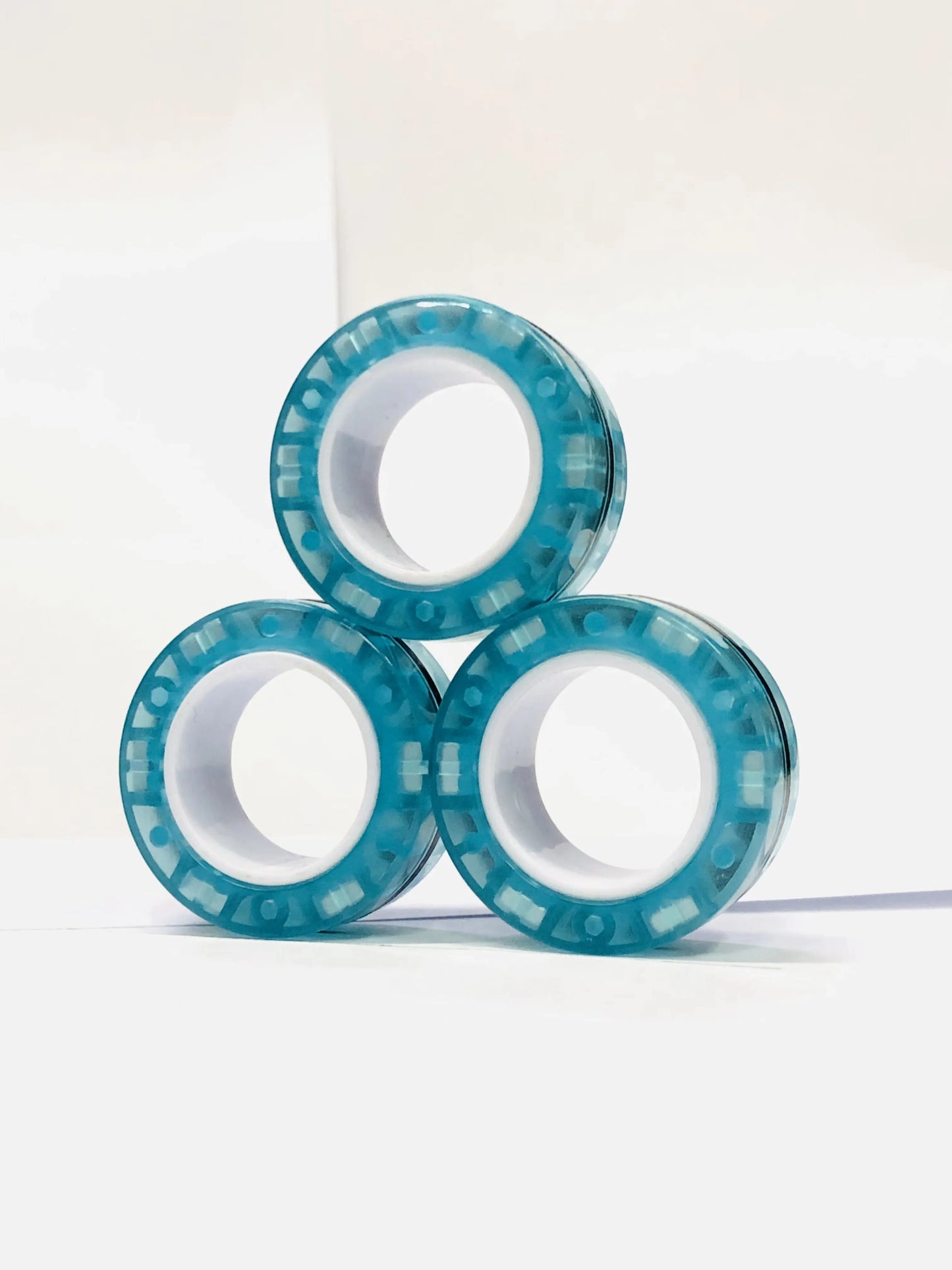 Magnetic Fidget Rings 3pcs – Finger Spinner Stress Relief Set