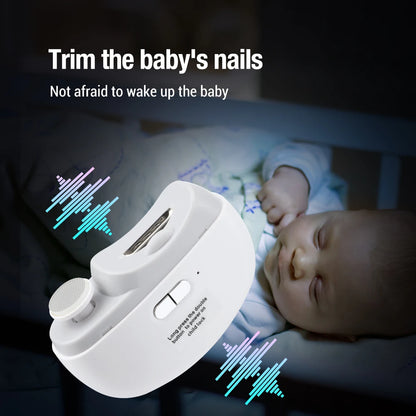 Rechargeable Electric Nail Clipper with LED Light