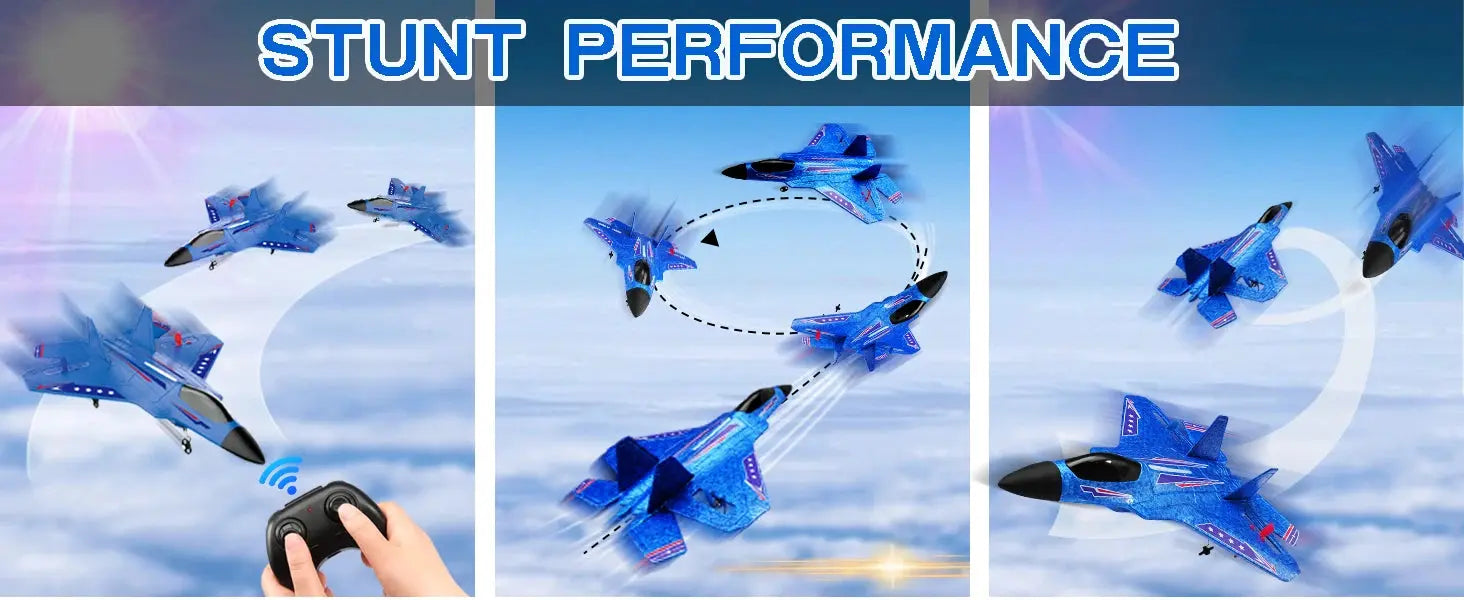Smartlyo SU35 RC plane toy flying in the sky, showcasing detailed design and vibrant colors for remote-controlled aircraft enthusiasts.