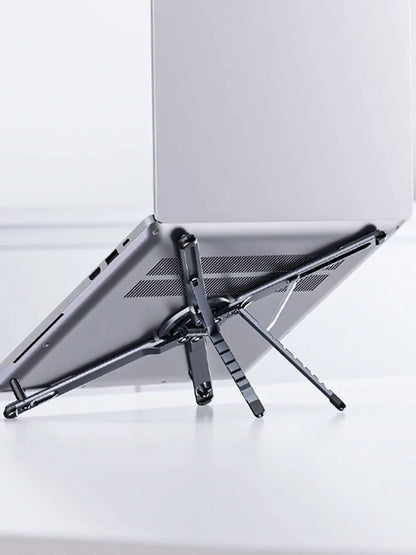 Foldable Magnetic iPhone Holder & Laptop Stand