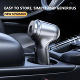 Wireless Smartlyo car vacuum cleaner with cordless design, handheld for quick cleaning of car interiors.