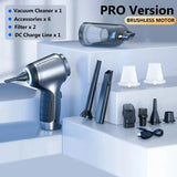 Smartlyo wireless cordless car vacuum cleaner with a sleek handheld design and powerful suction for vehicle cleaning.