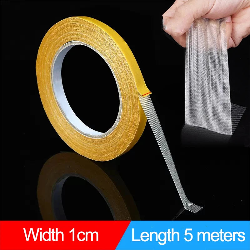 Smartlyo double-sided tape with high viscosity grid fiber for strong bonding and versatile use in various projects