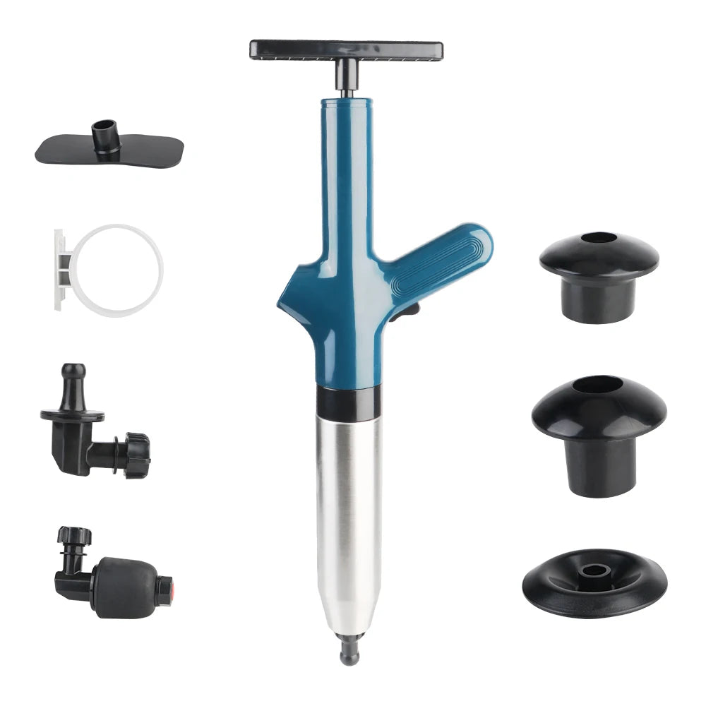 High pressure drain plunger dredge for clog removal, durable tool for clearing blockages in sinks and pipes.