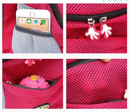 Smartlyo pet carrier portable travel backpack with mesh sides and adjustable straps for comfortable pet transportation.