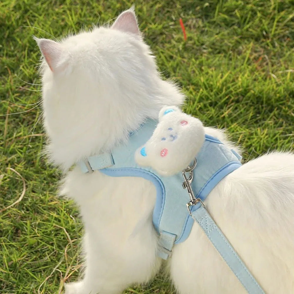 Summer Cute Animal Cat Harness