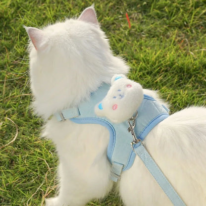 Summer Cute Animal Cat Harness