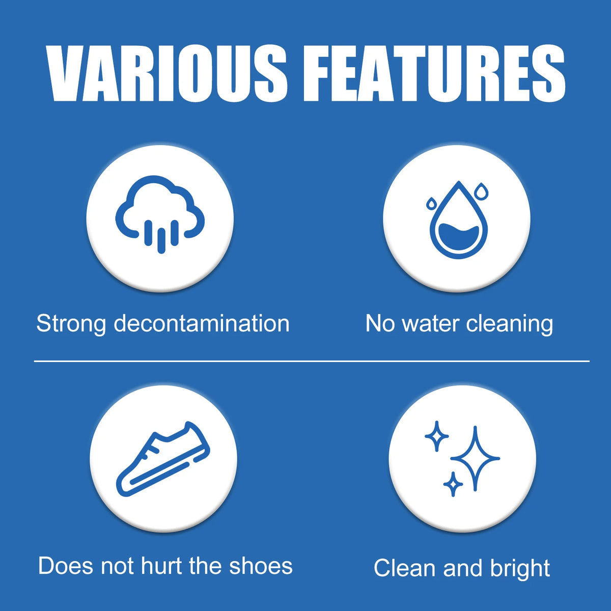 Smartlyo white shoe cleaning cream in a jar, showing the creamy texture and clean packaging for shoe care and cleaning.