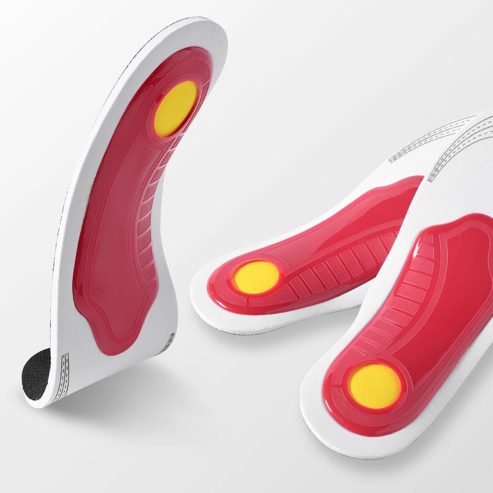 Smartlyo orthopedic arch support insoles with cushioned design, ideal for improving foot comfort and stability.
