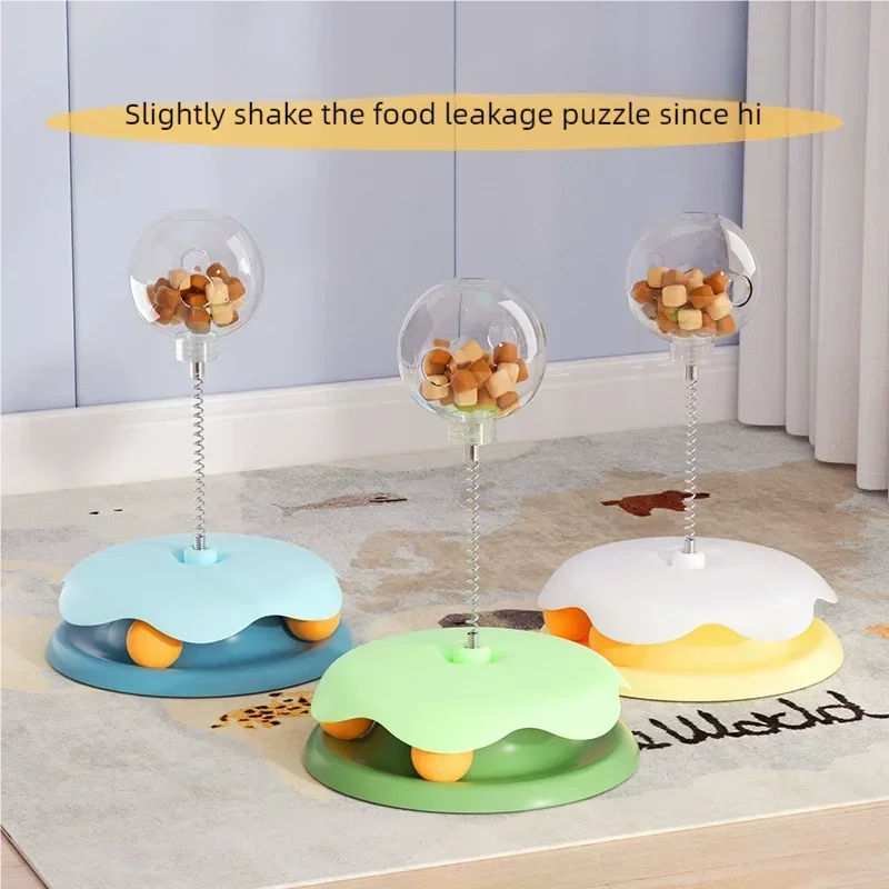 Smartlyo Pet Interactive Leakage Ball showing a colorful, durable dog toy designed to engage pets and promote play.