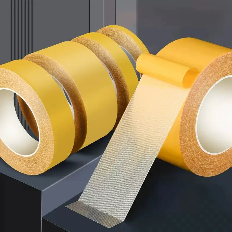 Double-sided tape with high viscosity grid fiber from Smartlyo, shown in the image for strong, versatile adhesive bonding.