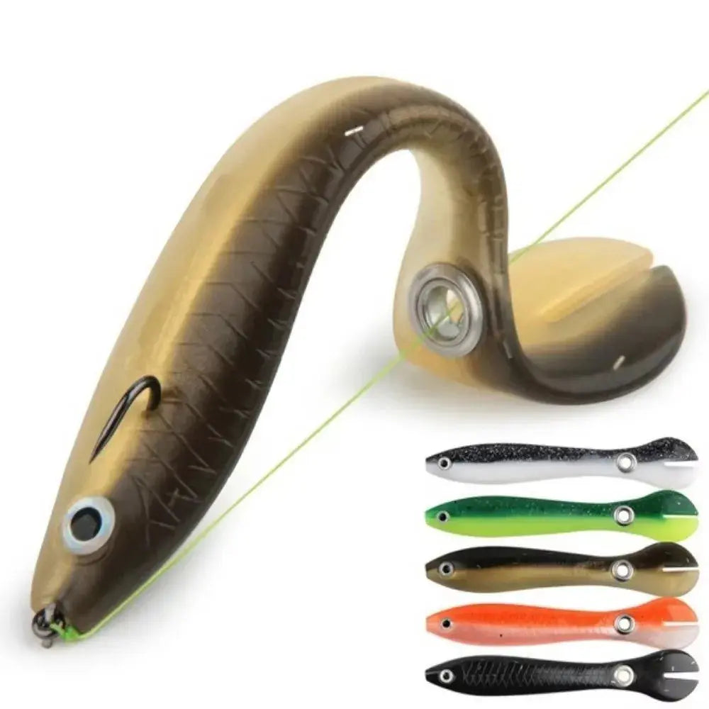 Realistic flexible fishing lure set by Smartlyo, featuring lifelike fishing lures in various colors for freshwater and saltwater fishing.