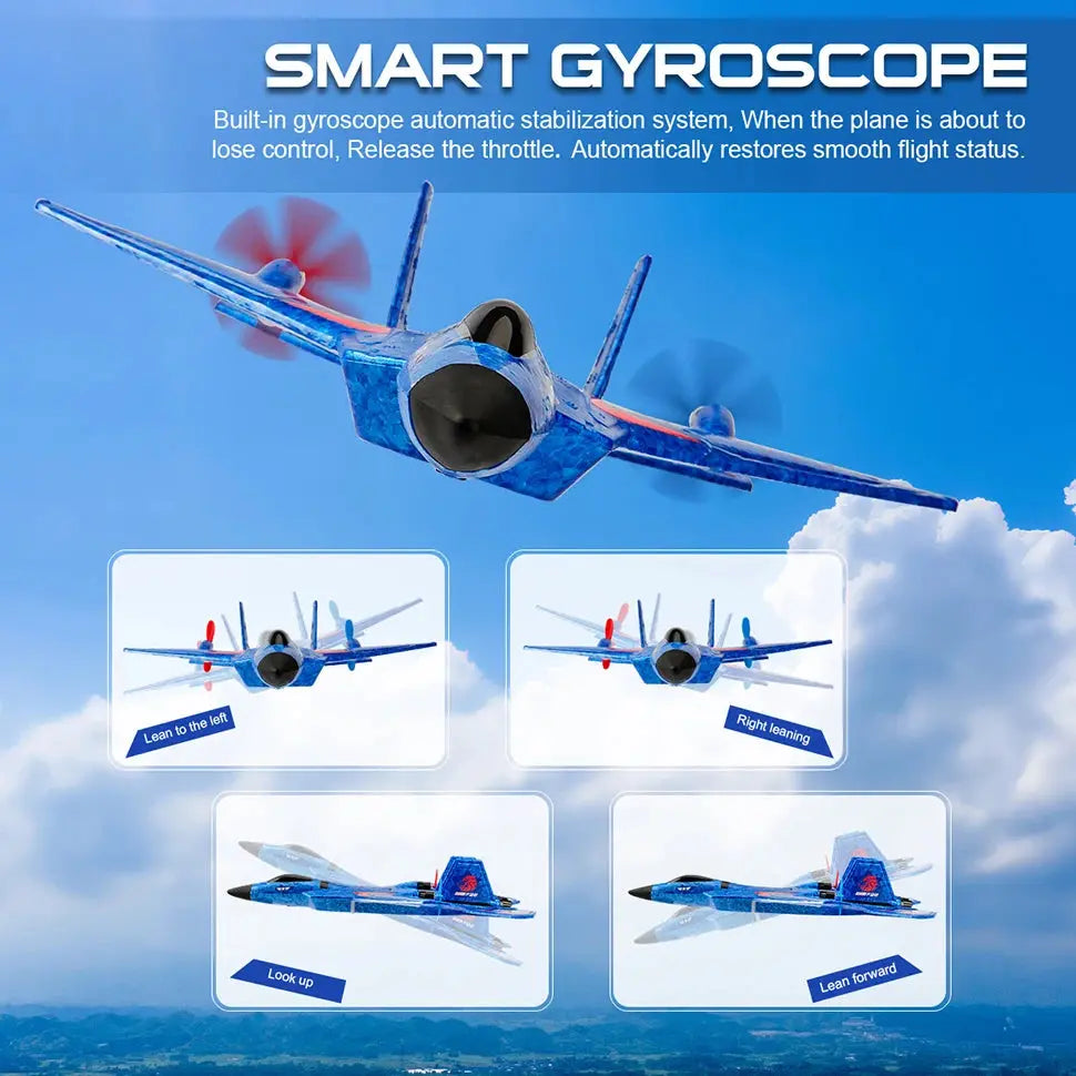 Smartlyo remote control SU-27 airplane flying outdoors, detailed model with vibrant colors and realistic design.