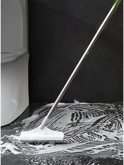 Smartlyo 2-in-1 multifunctional scrub brush with ergonomic handle and dual-sided cleaning surfaces for versatile kitchen and bathroom use.