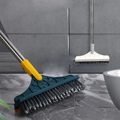 Smartlyo 2-in-1 multifunctional scrub brush with durable bristles and ergonomic handle for cleaning dishes and surfaces.