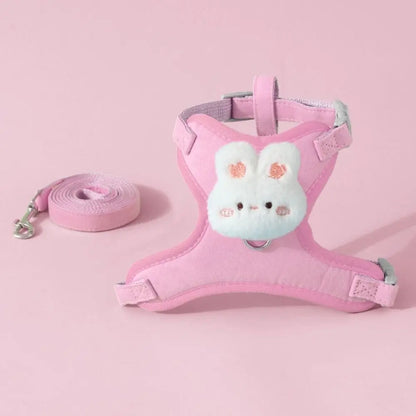 Summer Cute Animal Cat Harness