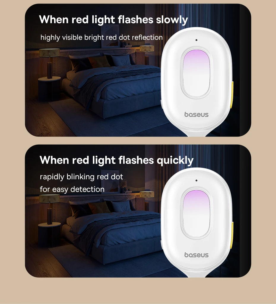 Smartlyo Baseus Camera Detector device with sleek design and detection sensors for hidden cameras and spy devices.